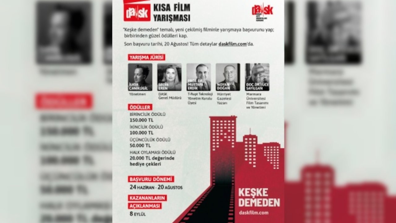 DASK Kısa Film Yarışması'nda başvurular sürüyor