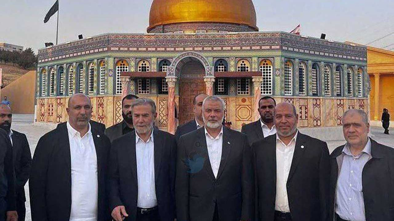 Hamas lideri Haniye'nin İran'daki son görüntüleri paylaşıldı
