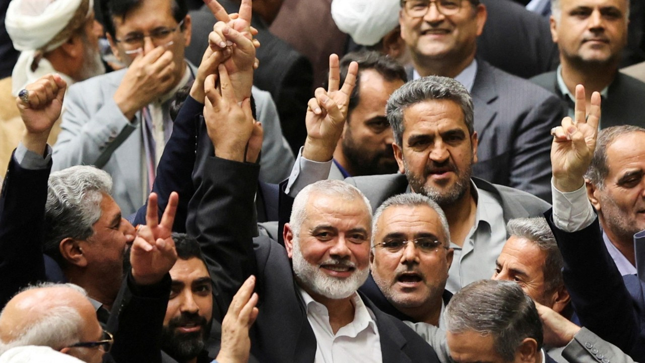 Hamas lideri Haniye'nin İran'daki son görüntüleri paylaşıldı