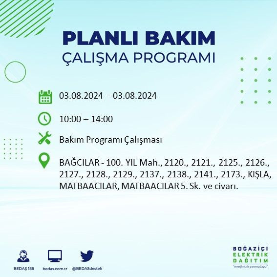 BEDAŞ paylaştı: İstanbul'da yarın elektrik kesintisi yaşanacak ilçeler - Sayfa 2