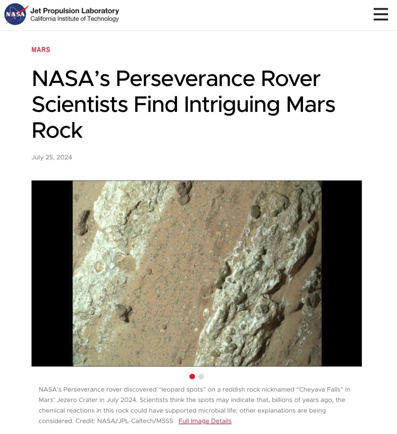 NASA Mars'ta yaşam formu bulduğunu mu duyurdu? - Sayfa 3