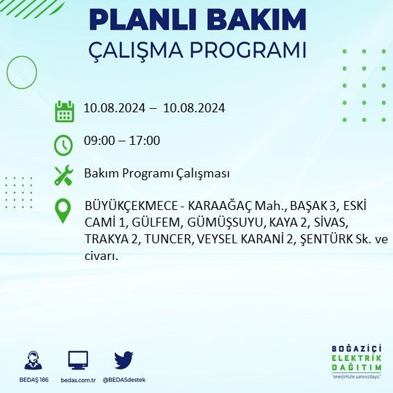 BEDAŞ paylaştı: İstanbul'da bugün elektrik kesintisi yaşanacak ilçeler - Sayfa 2