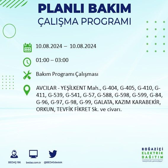 BEDAŞ paylaştı: İstanbul'da yarın elektrik kesintisi yaşanacak ilçeler - Sayfa 2