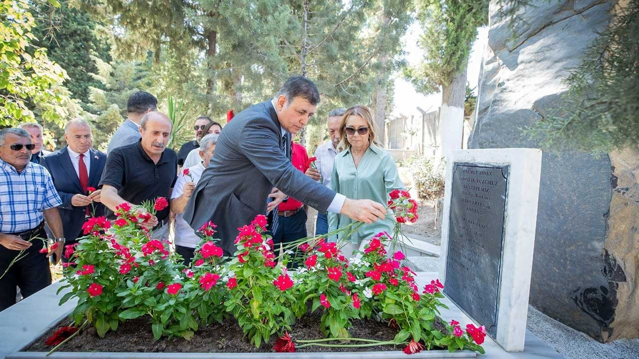 Eski Gültepe Belediye Başkanı Aydın Erten mezarı başında anıldı