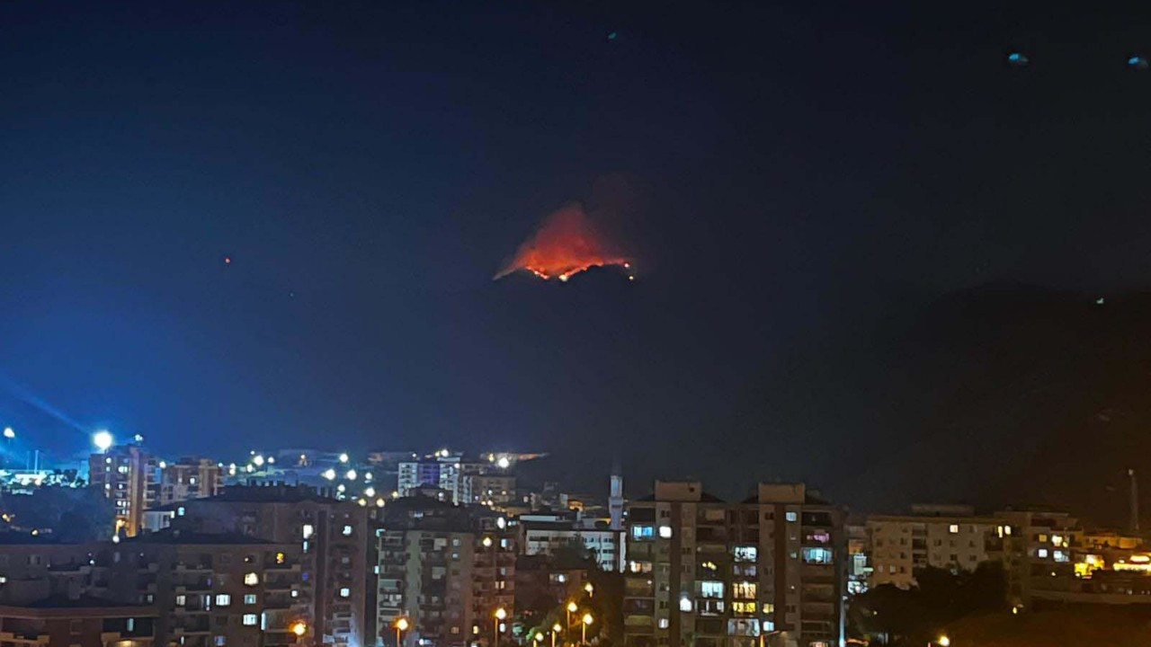 İzmir'de orman yangını