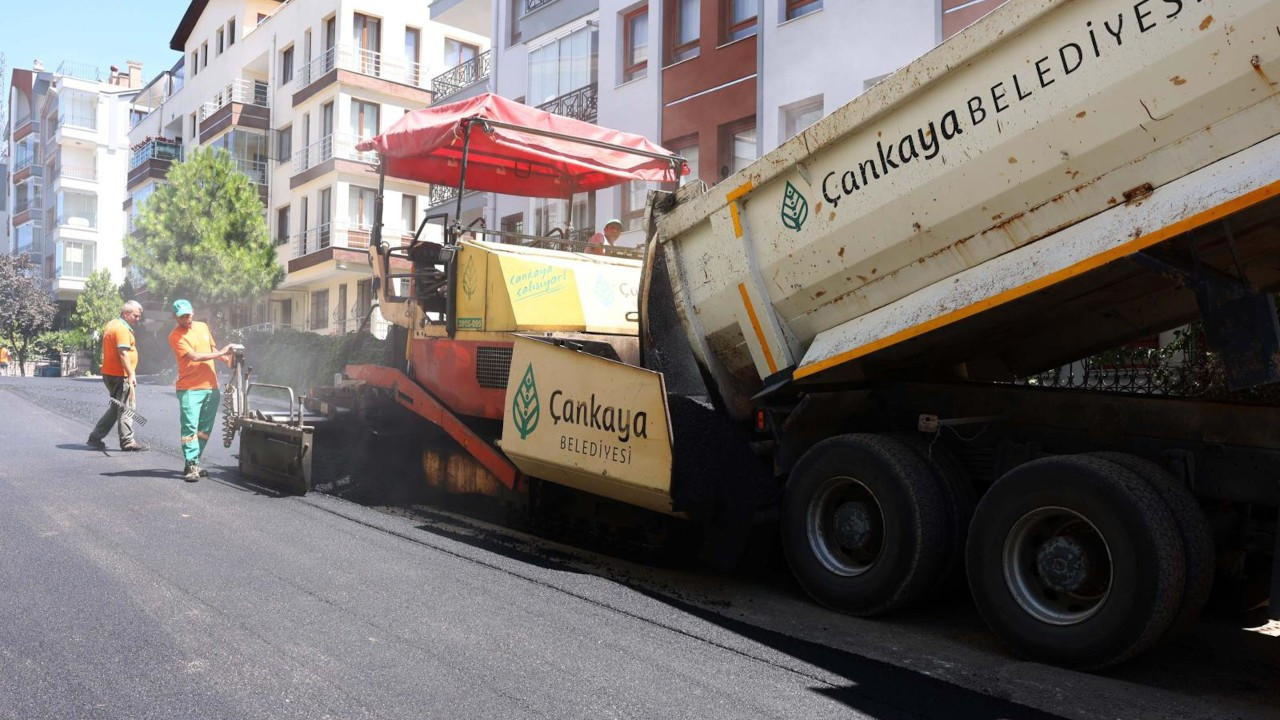 Çankaya'nın 123 mahallesinde asfaltsız sokak kalmayacak