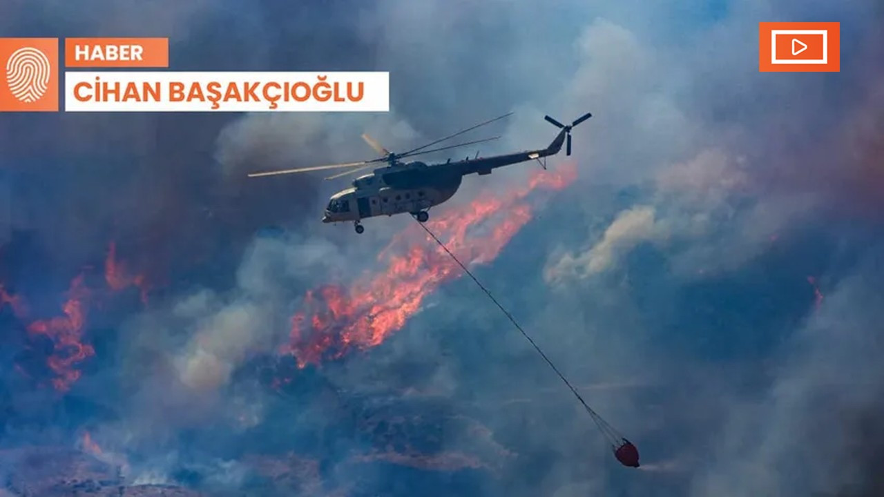 İzmir’deki yangın ikinci gününde: Tahribat görüntülendi