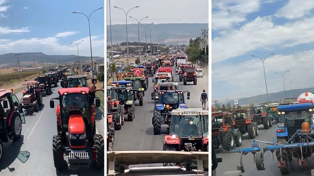 Çiftçiler traktörle Maraş-Antep yolunu kapattı: 'Bıçak kemiğe dayandı'