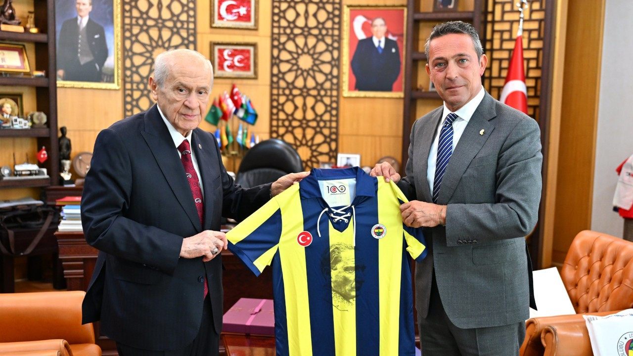 Fenerbahçe Başkanı Ali Koç, MHP lideri Bahçeli ile görüştü