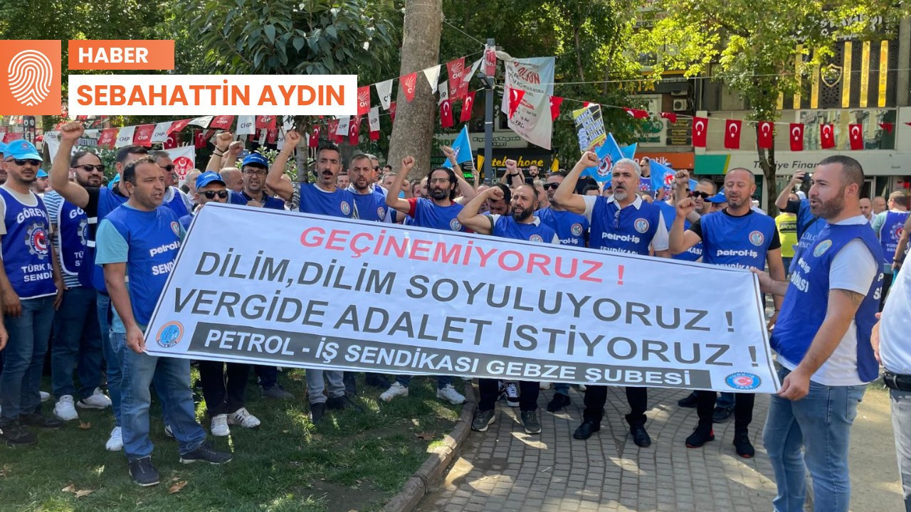 Türk-İş'ten 'geçinemiyoruz' eylemi: Vergide adalet istediler