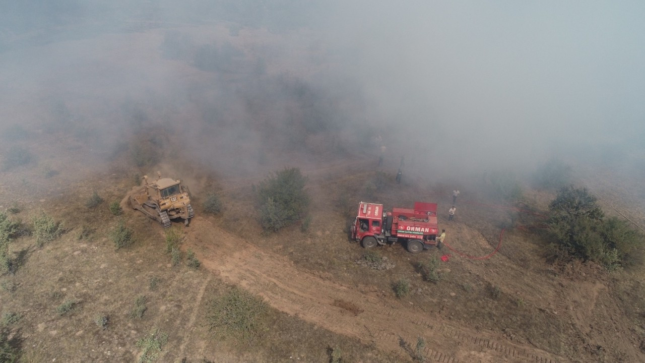 Ankara-Bolu sınırındaki orman yangınıyla ilgili 1 şüpheli tutuklandı