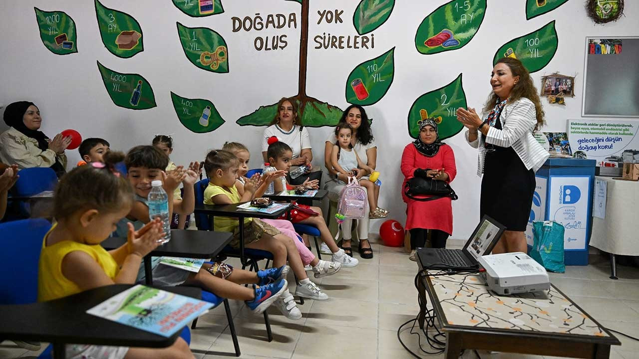 Bornova’da çocuklara çevre eğitimi