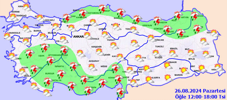 Meteoroloji uyardı: Sağanak devam ediyor, sıcaklıklar düşüyor - Sayfa 1