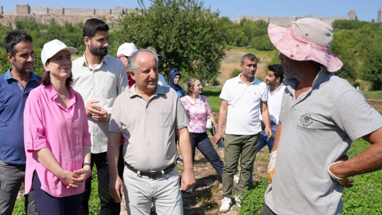 DBB Eş Başkanı Bucak, Hevsel Bahçeleri'ni ziyaret etti