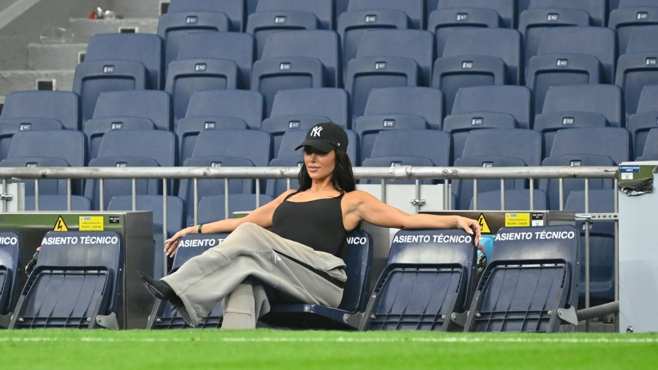 Kim Kardashian, Real Madrid maçını izledi