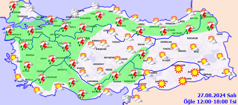 Meteoroloji'den İstanbul için sarı kodlu kuvvetli sağanak uyarısı - Sayfa 1