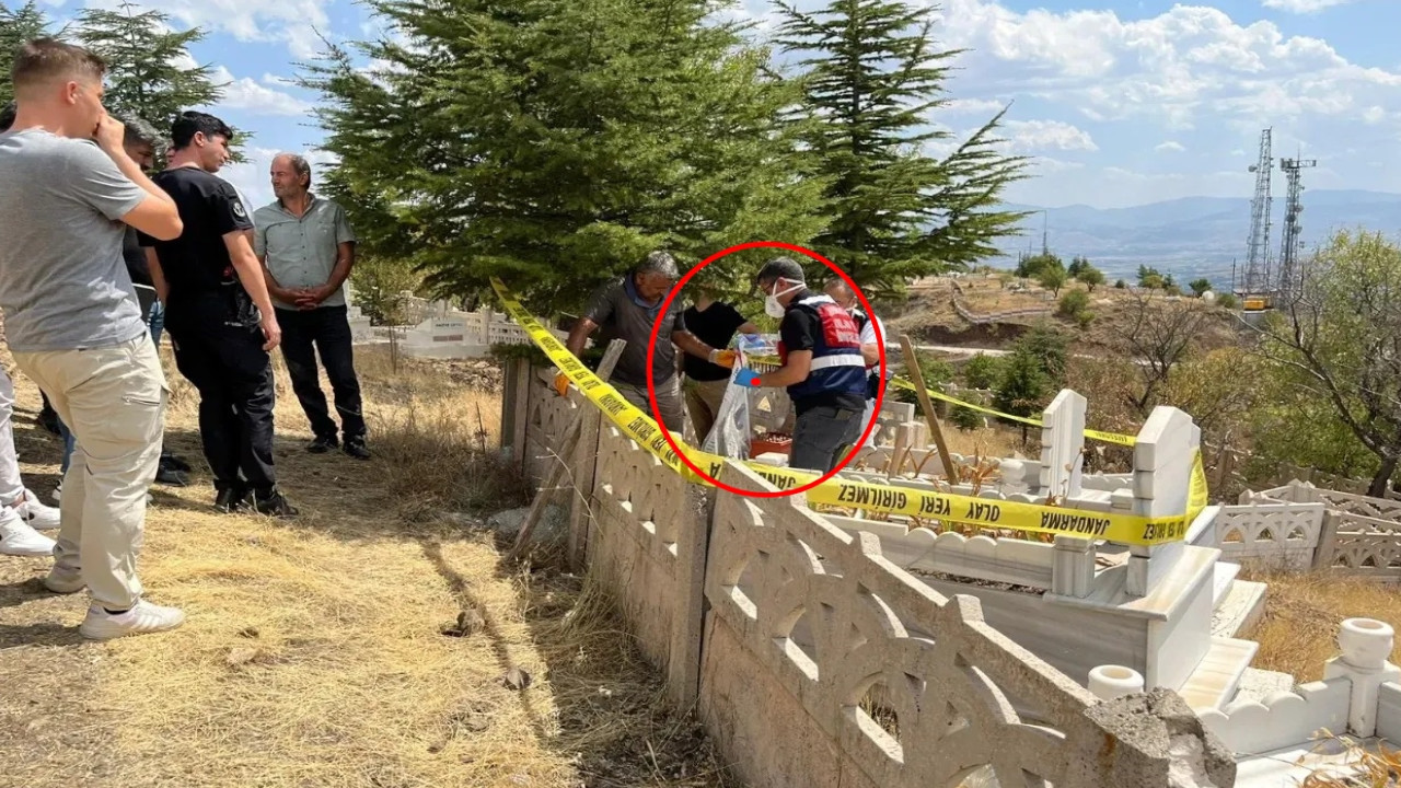 Elazığ'daki mezarlıkta toprağa gömülü bebek cesedi bulundu