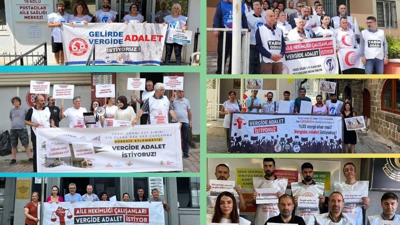 ‘Vergide Adalet’ eylemleri 25. haftasında