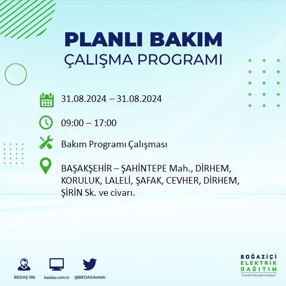 BEDAŞ paylaştı: İstanbul'da bugün elektrik kesintisi yaşanacak ilçeler - Sayfa 2