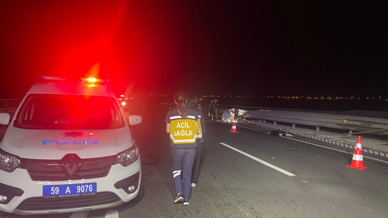 Tekirdağ'da otomobille motosiklet çarpıştı: 1 ölü