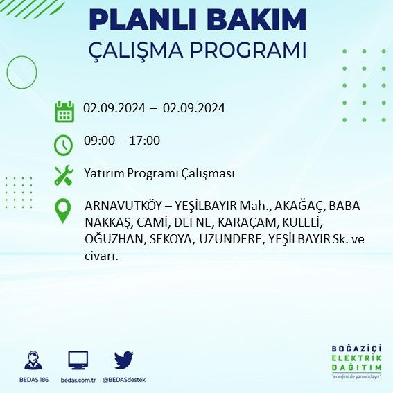 BEDAŞ paylaştı: İstanbul'da bugün elektrik kesintisi yaşanacak ilçeler - Sayfa 4