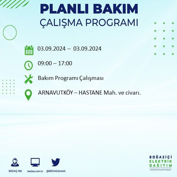 BEDAŞ paylaştı: İstanbul'da bugün elektrik kesintisi yaşanacak ilçeler - Sayfa 3