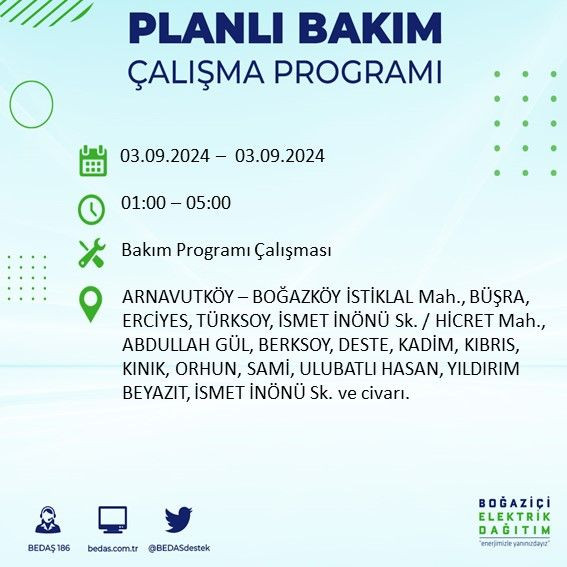 BEDAŞ paylaştı: İstanbul'da bugün elektrik kesintisi yaşanacak ilçeler - Sayfa 4