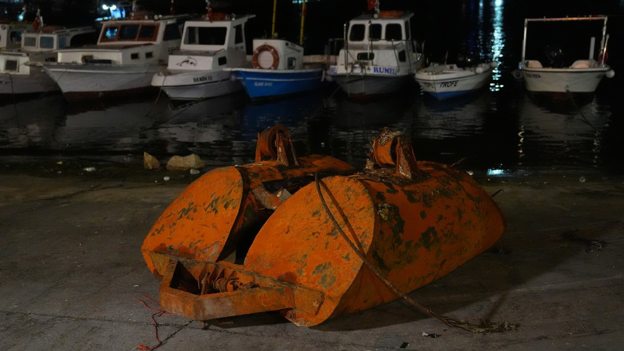 Arnavutköy açıklarında bulunan demir parçasından patlayıcı çıktı