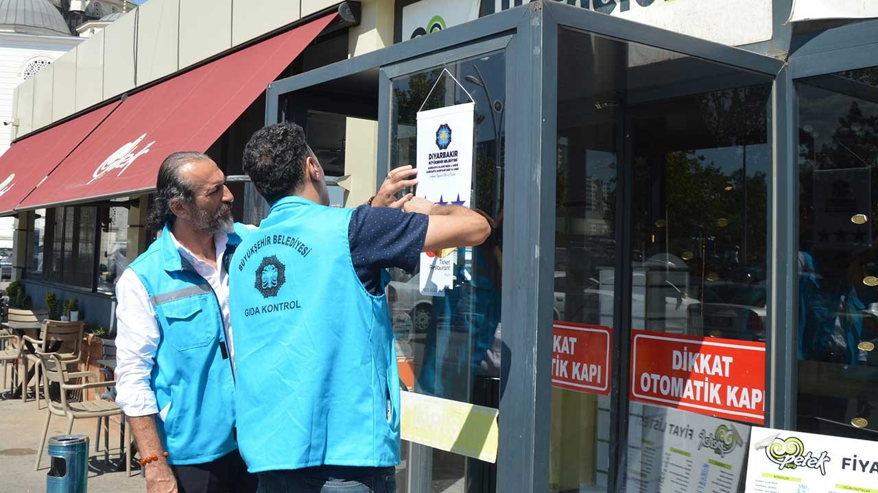 Diyarbakır’da ‘Beyaz Bayrak’lı işletmelere denetim