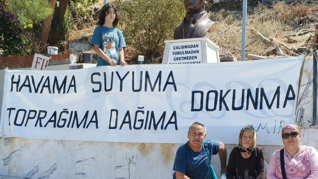 Karaburun'da Erkan Petekkaya'ya karşı eylem: Dokunma