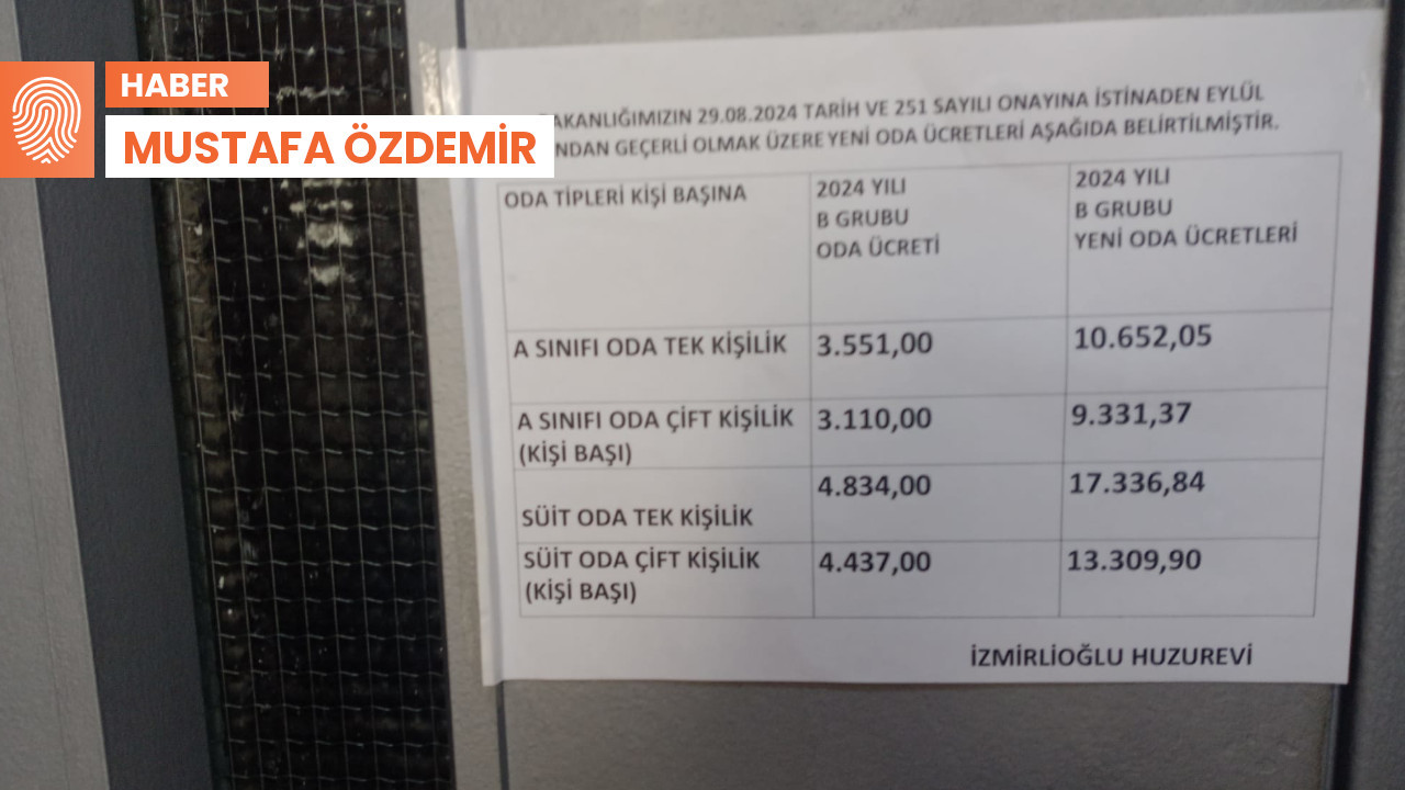 Huzurevlerine yüzde 300'den fazla zam