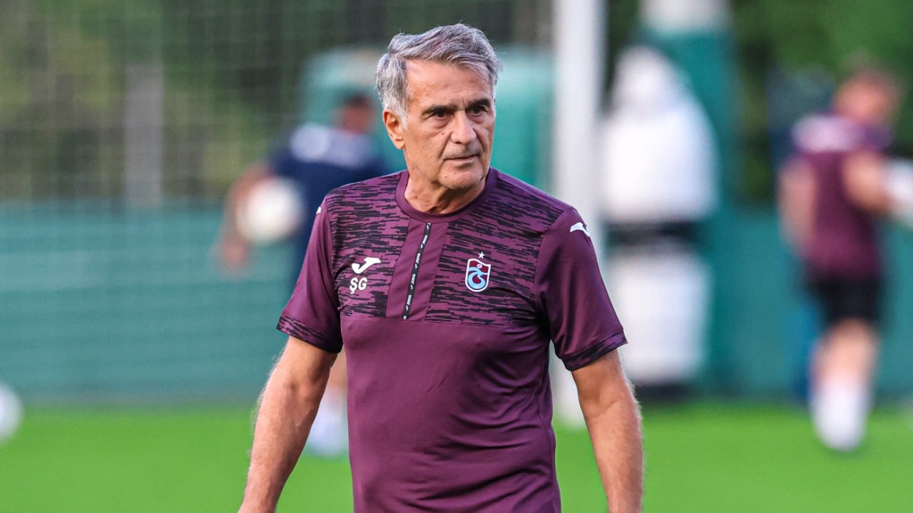 Şenol Güneş, Trabzonspor'daki ilk antrenmanına çıktı