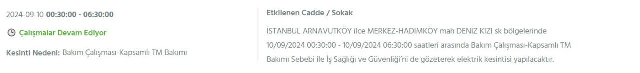 BEDAŞ paylaştı: İstanbul'da bugün elektrik kesintisi yaşanacak ilçeler - Sayfa 4