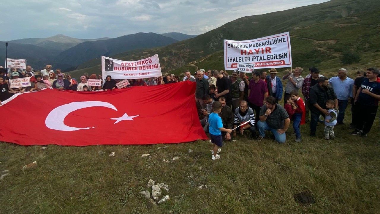 Trabzon Araklı halkı, altın madenine karşı direniyor