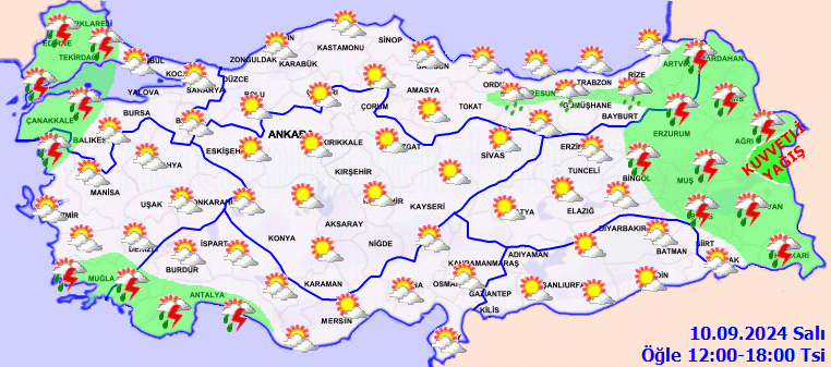 Meteoroloji'den 5 bölgeye sağanak yağış uyarısı: Sıcaklıklar 5 derece birden düşüyor - Sayfa 1