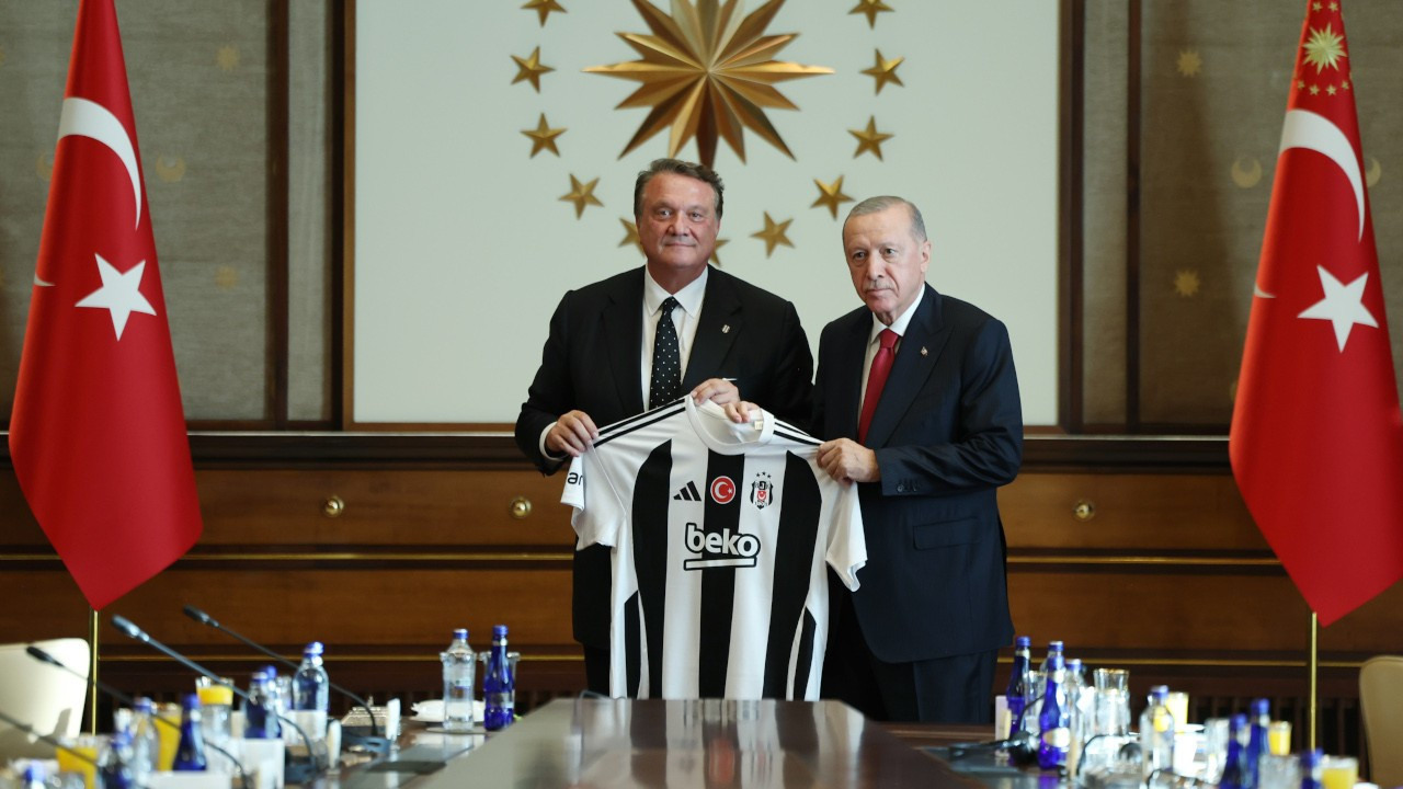 Beşiktaş'tan Cumhurbaşkanı Erdoğan'a ziyaret