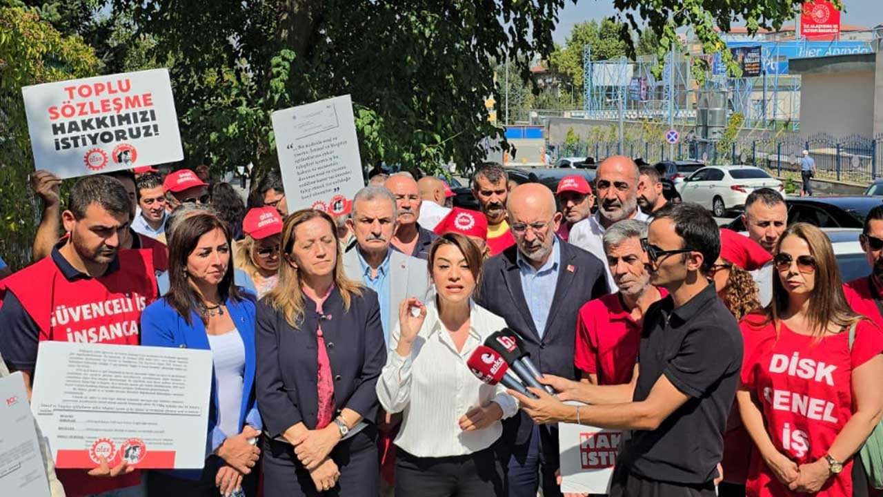 CHP’li Taşcıer’den Devrimci Sağlık-İş’in oturma eylemine destek