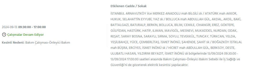 BEDAŞ paylaştı: İstanbul'da yarın elektrik kesintisi yaşanacak ilçeler - Sayfa 2