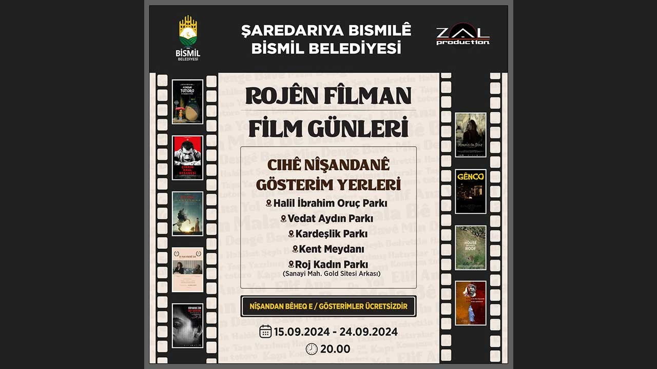 Bismil Açık Hava Film Günleri başlıyor