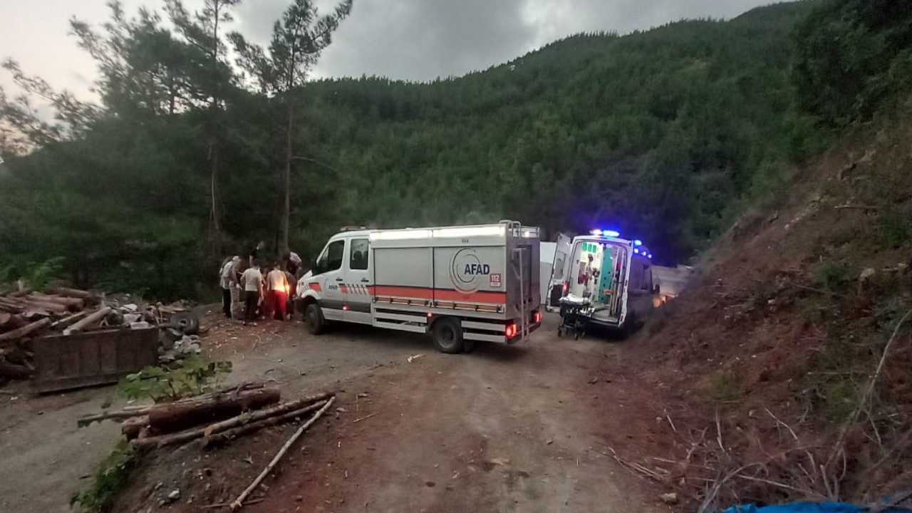 Hatay'da düştüğü uçurumdan kurtarıldı