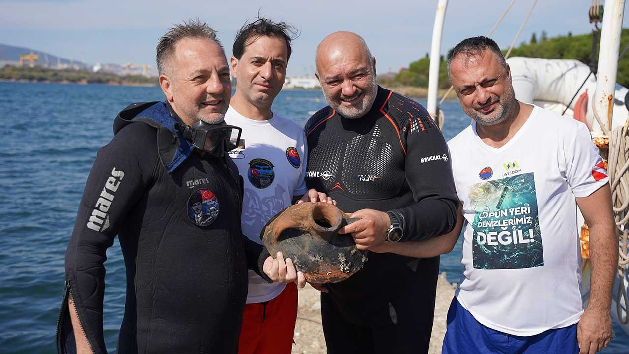 Tuzla'da Doğu Roma İmparatorluğu dönemine ait amfora parçası bulundu