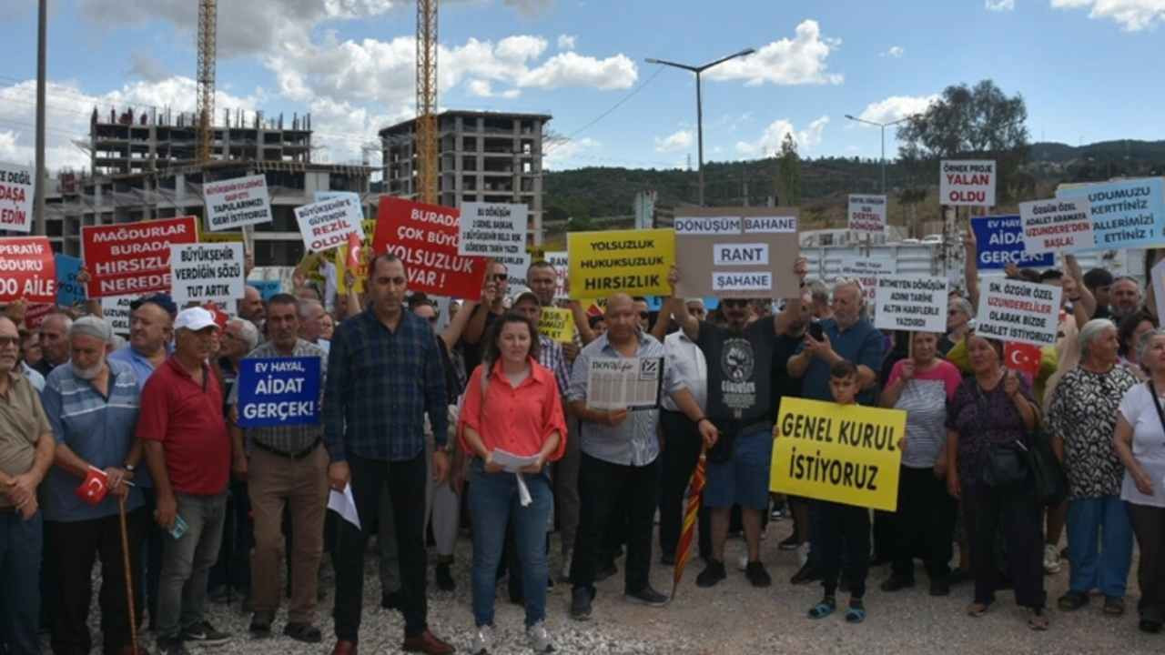 İzmir'de kentsel dönüşüm eylemi