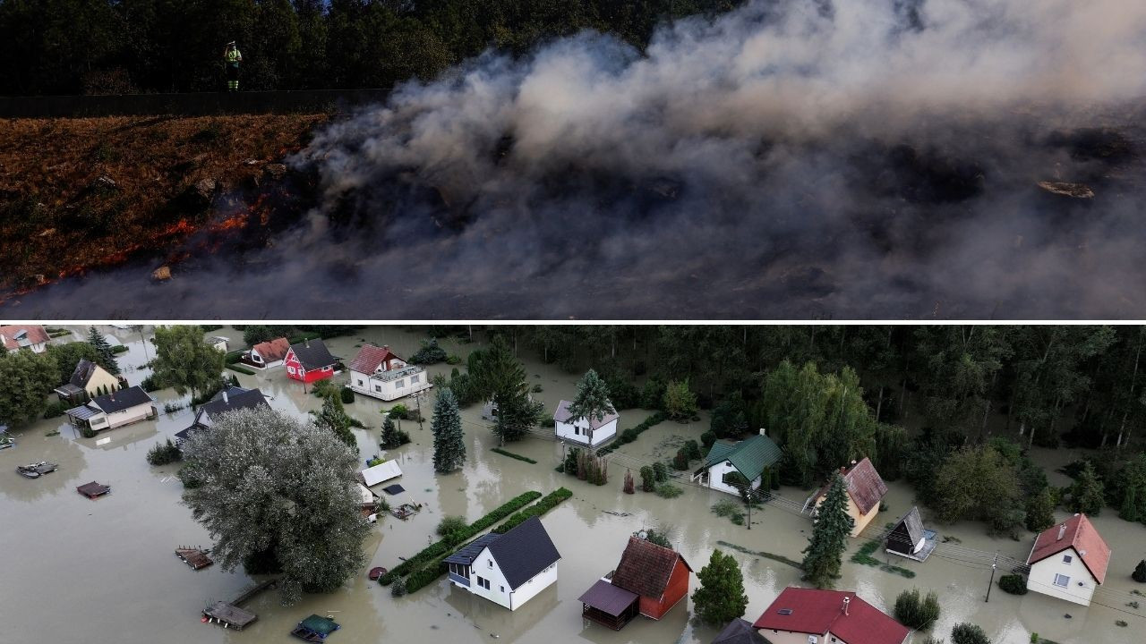 Orta Avrupa'da sel, Portekiz'de orman yangını: 29 kişi öldü