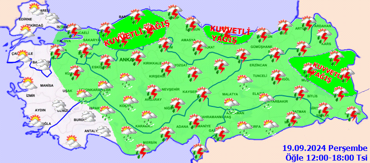 Meteoroloji'den tüm bölgeler için kuvvetli sağanak uyarısı: Sıcaklık 4 derece birden düşüyor - Sayfa 1