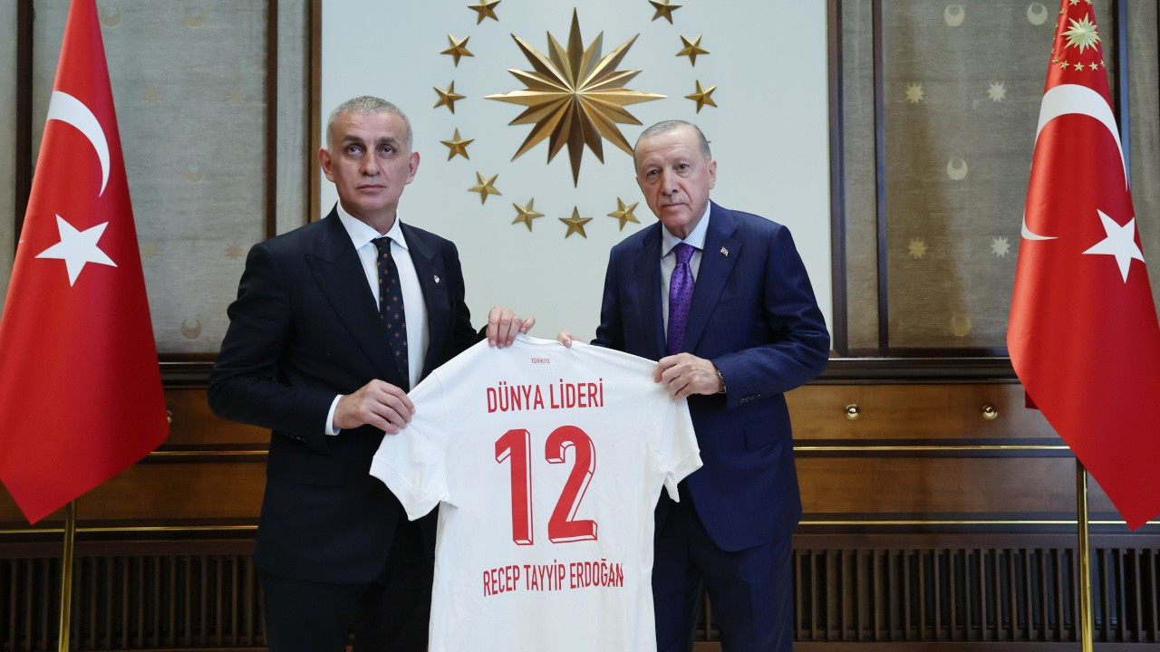 TFF'den Beştepe'ye ziyaret: 'Dünya lideri Erdoğan'