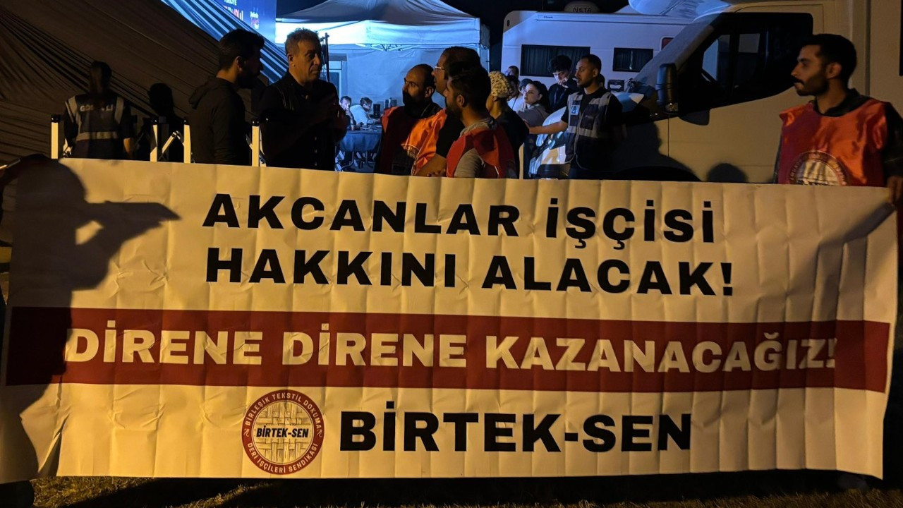 Haluk Levent direnişteki işçilerle görüştü