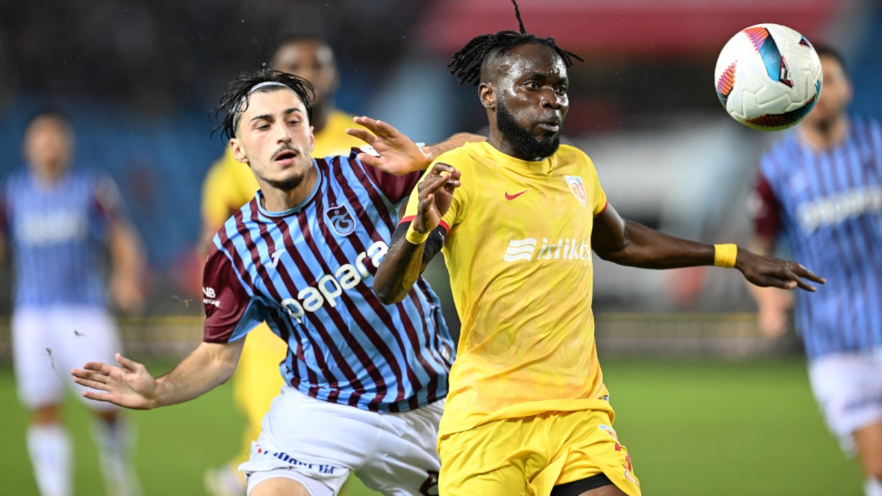 Trabzonspor evinde 1 puana 90+9'da uzandı