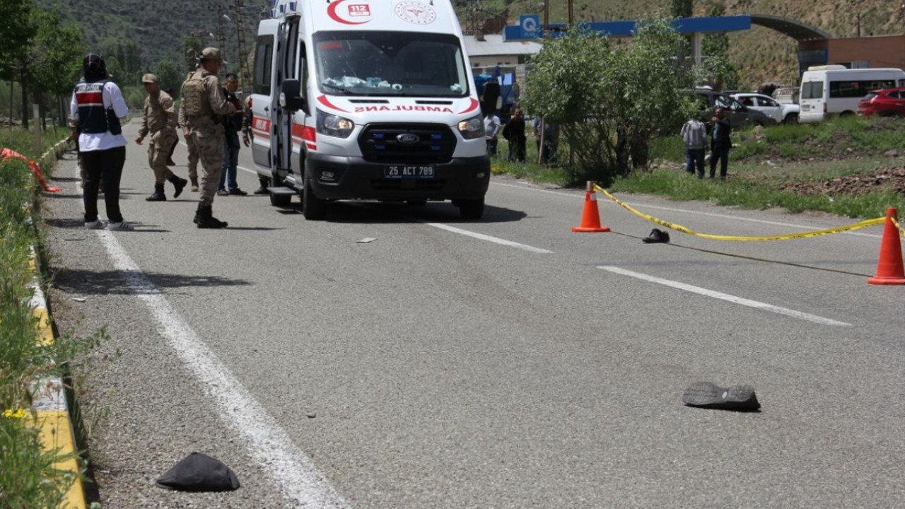 Erzurum'da kamyonun çarptığı yaya öldü