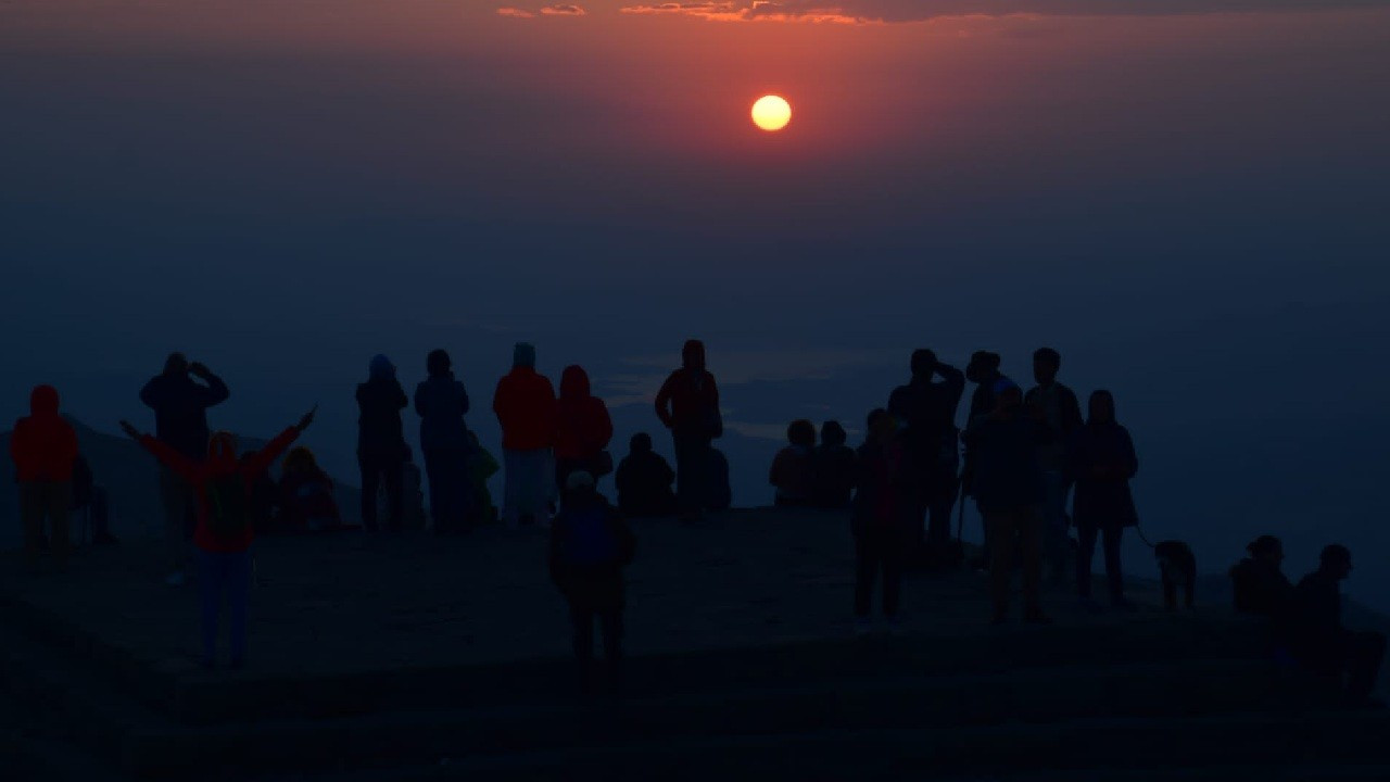 Adıyaman'da bulunan Nemrut Dağı'na ziyaretçi akını