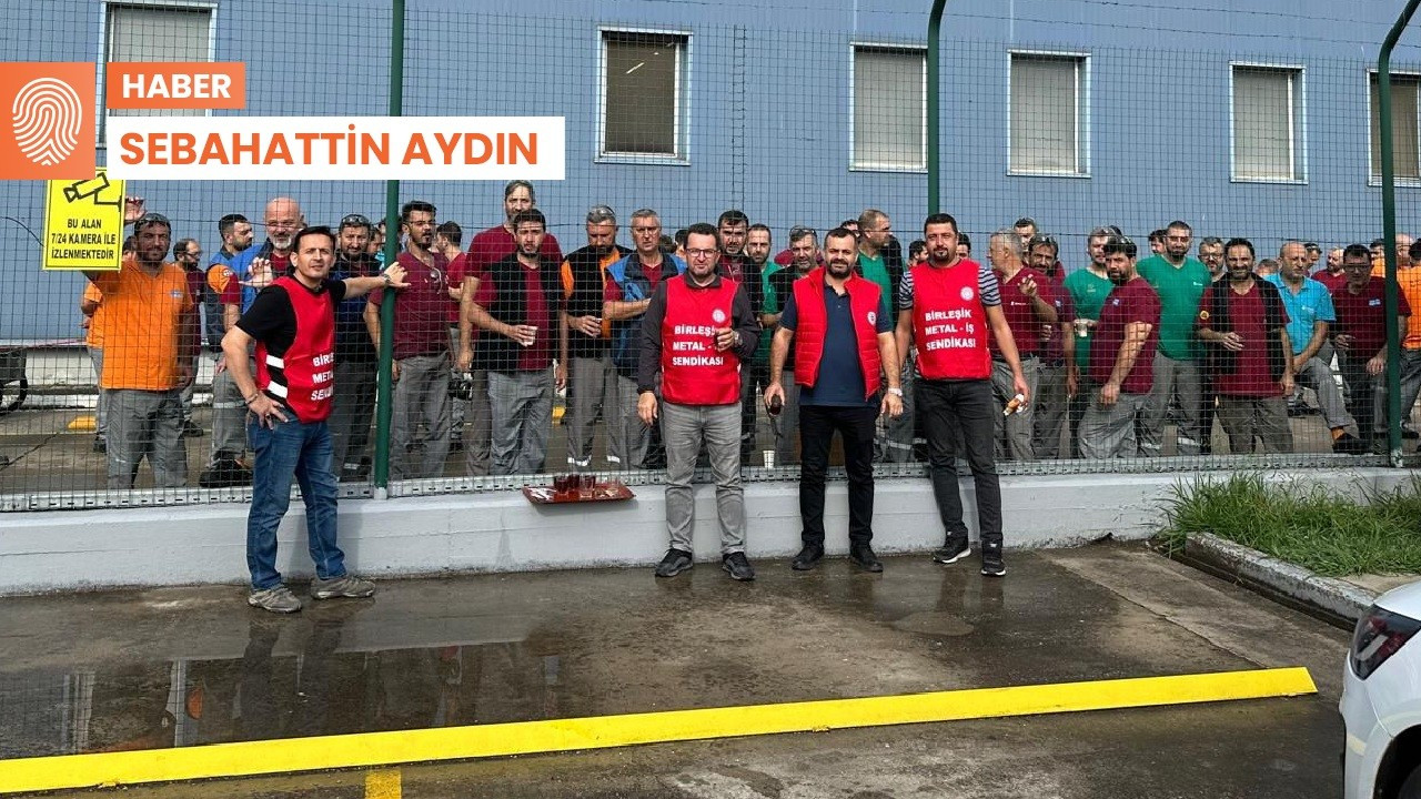 Bekaert bir çalışanı işten attı, fabrika önünde eylem başladı